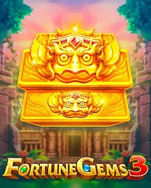 Tragamonedas Fortune Gems 3 con cofre dorado de tesoro