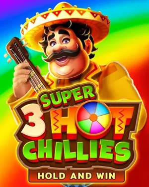 Tragamonedas Super 3 Hot Chillies con personaje mexicano